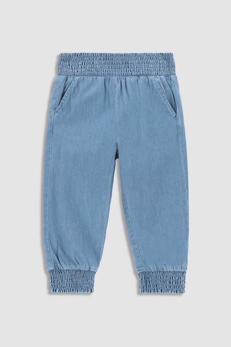 Džínsové nohavice modré so zníženým rozkrokom 2