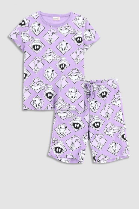 Dievčenské pyžamo fialová, licencia LOONEY TUNES 2