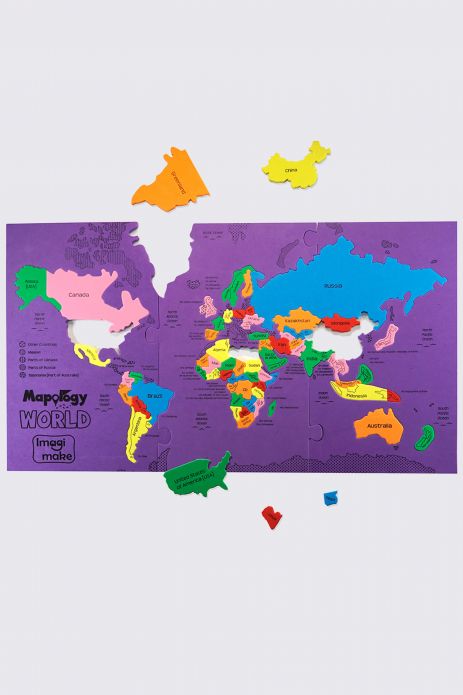 Skladačka Mapology - mapa sveta