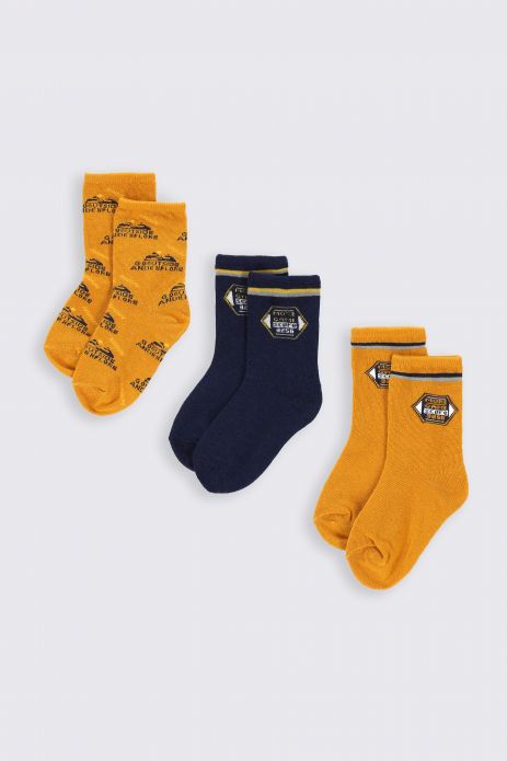 Ponožky viacfarebné 3 pack